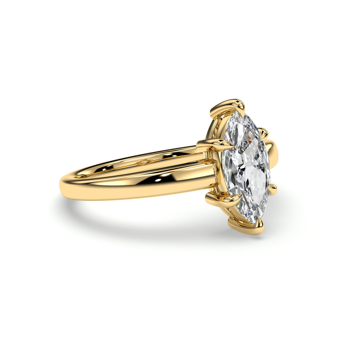 18K Yellow Gold Vermeil / 1.00 CARAT