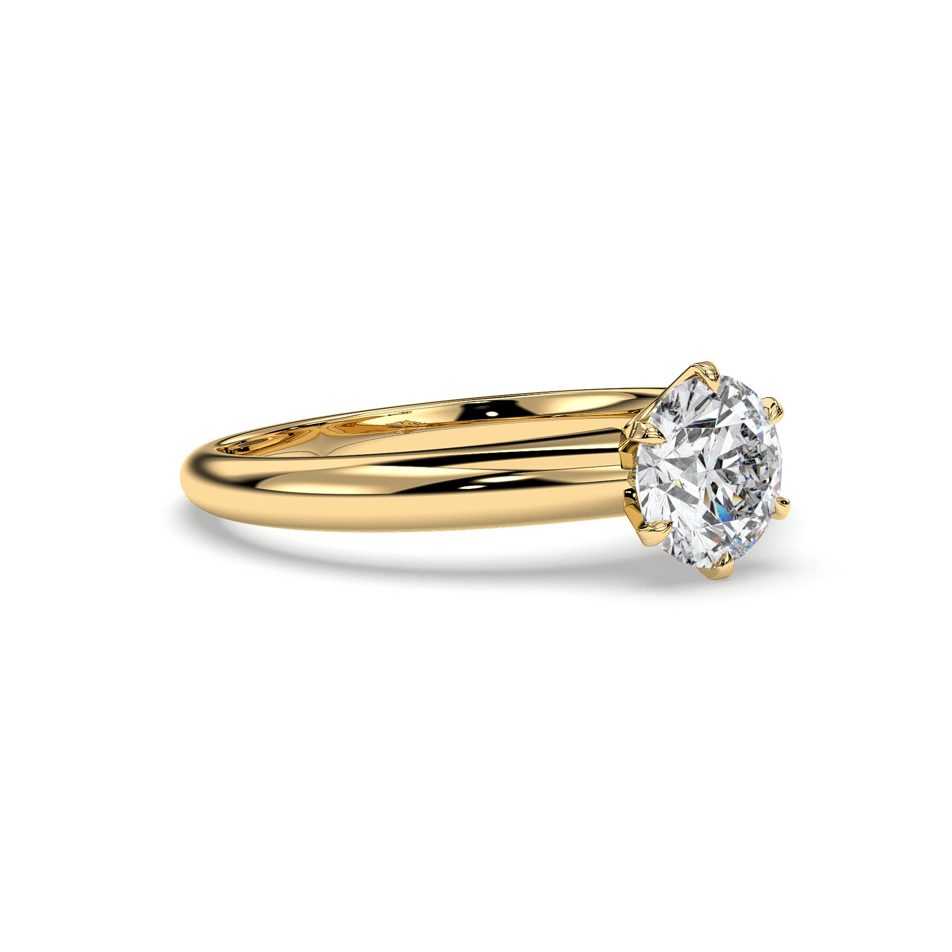 18K Yellow Gold Vermeil / 1.00 CARAT