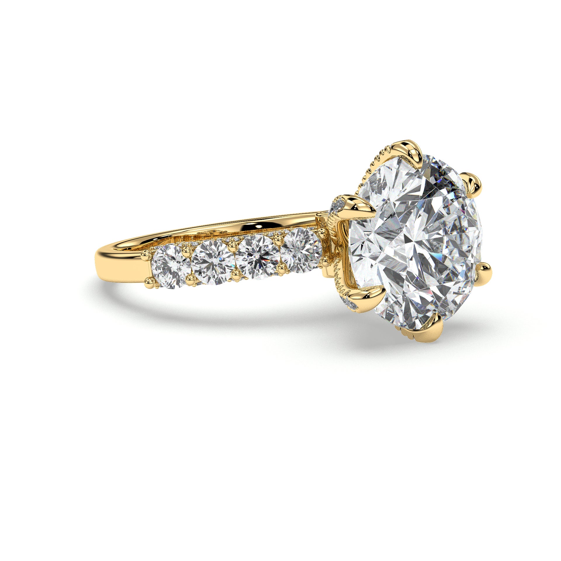 18K Yellow Gold Vermeil / 5.00 CARAT