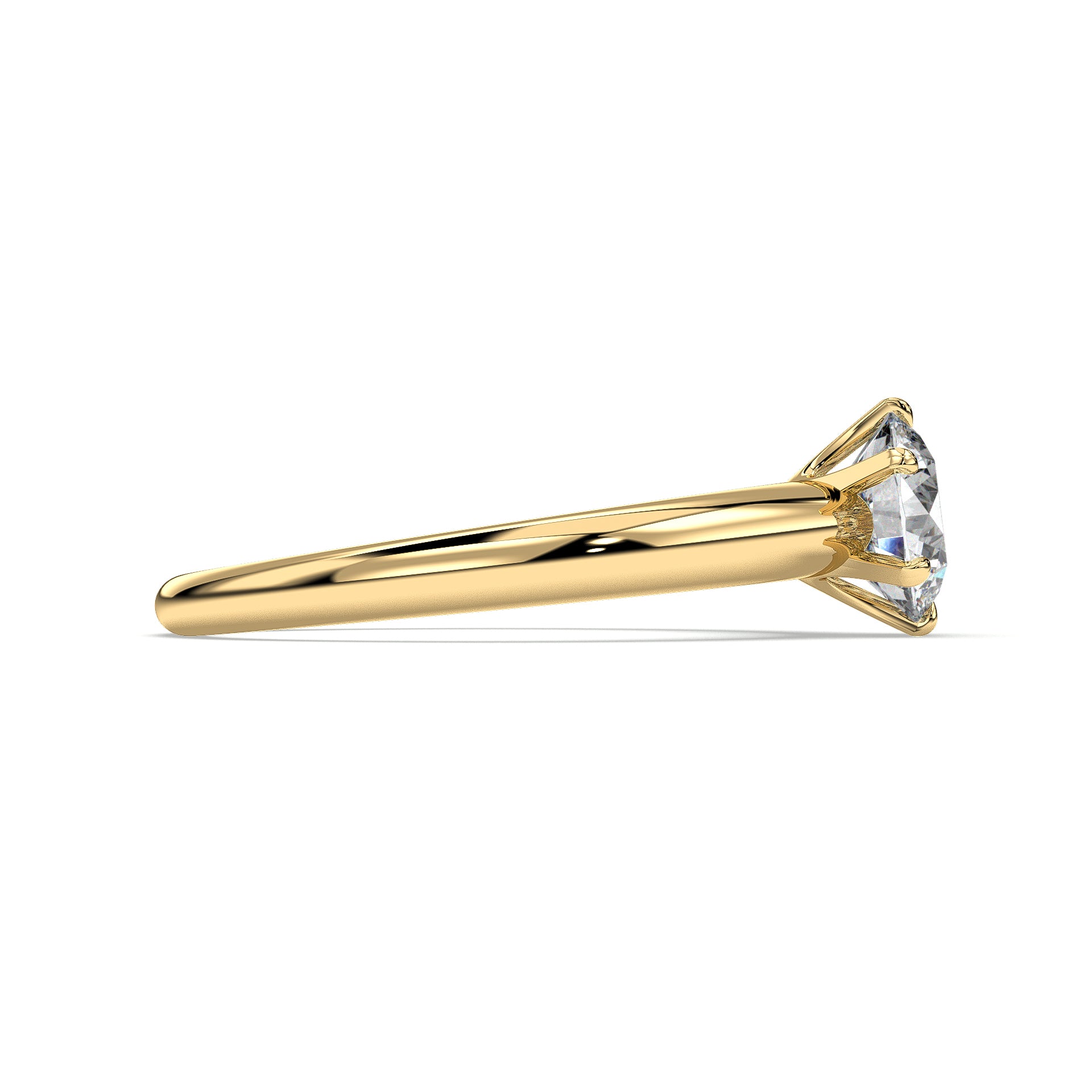 18K Yellow Gold Vermeil / 1.00 CARAT