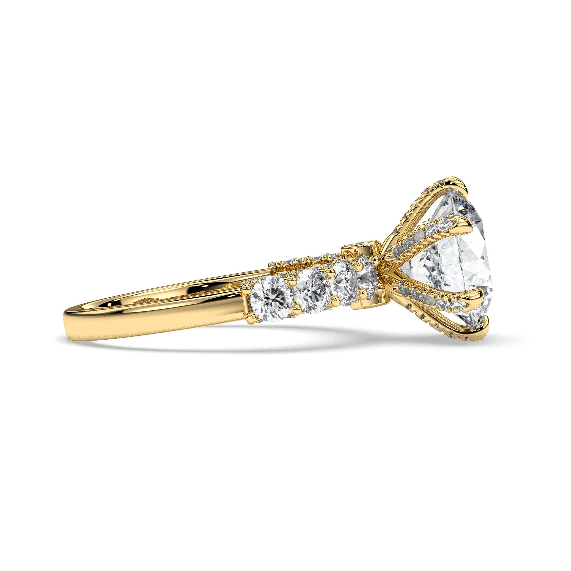 18K Yellow Gold Vermeil / 3.00 CARAT