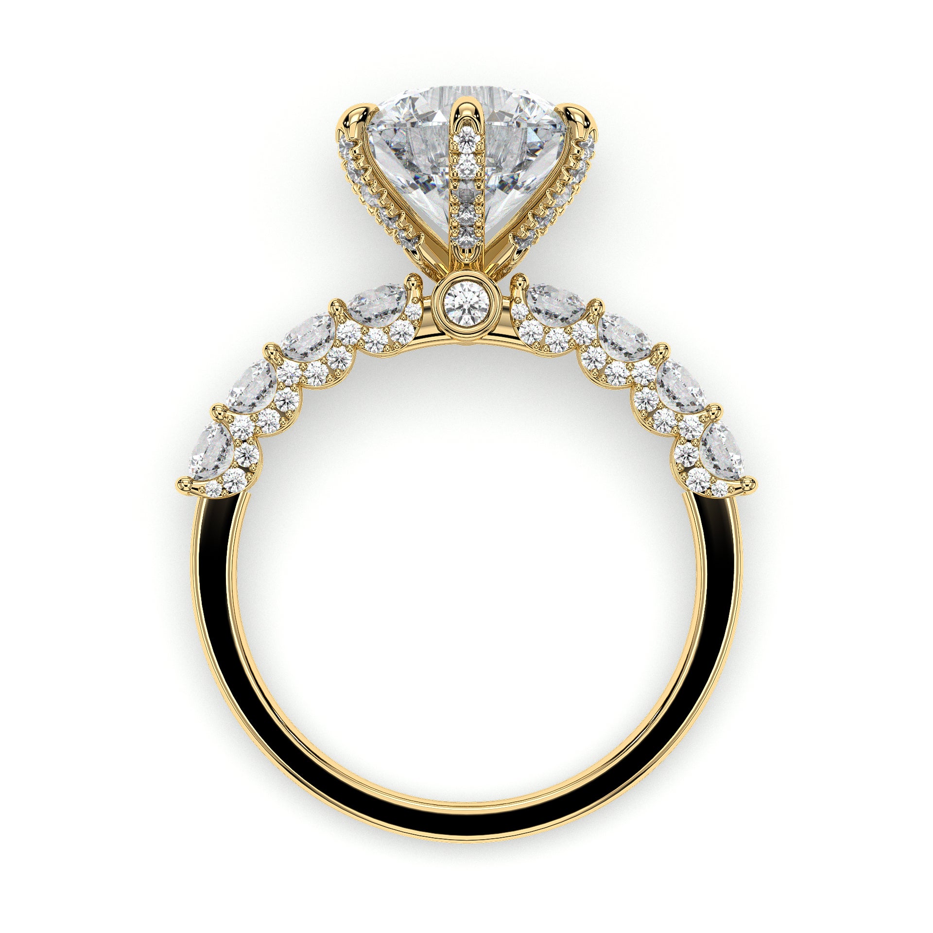 18K Yellow Gold Vermeil / 3.00 CARAT