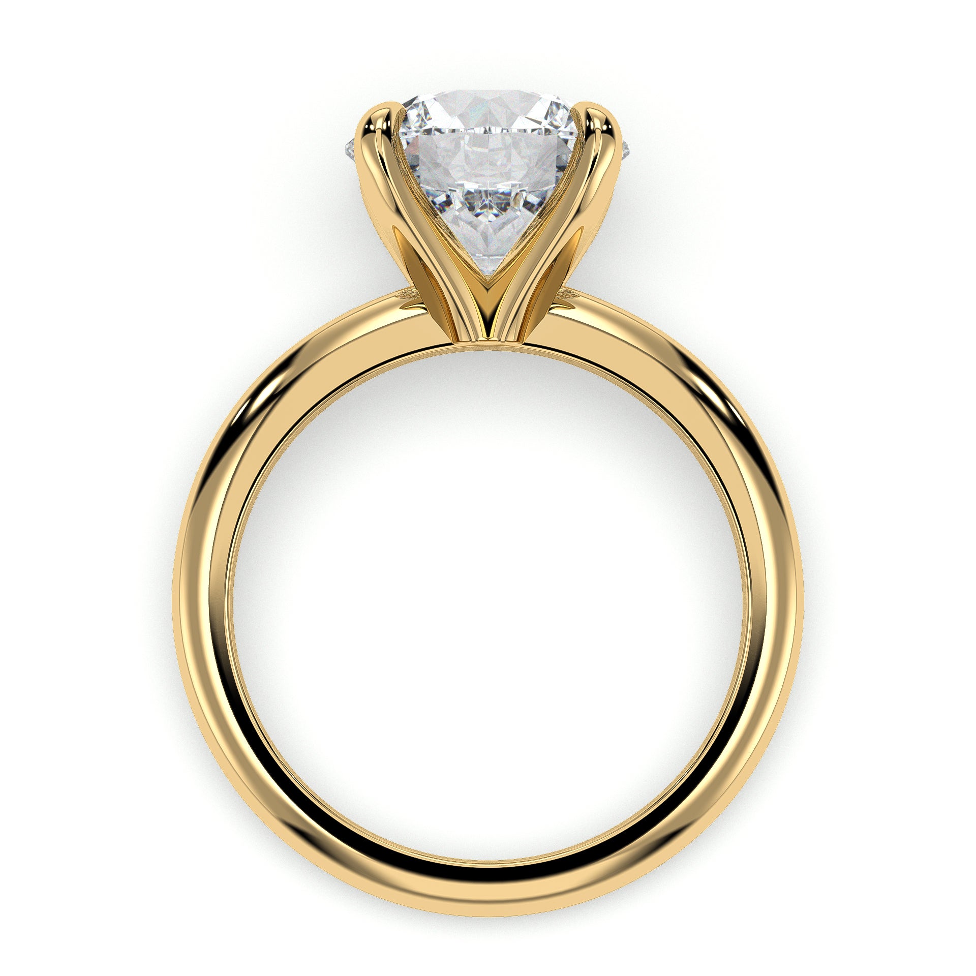 18K Yellow Gold Vermeil / 3.00 CARAT