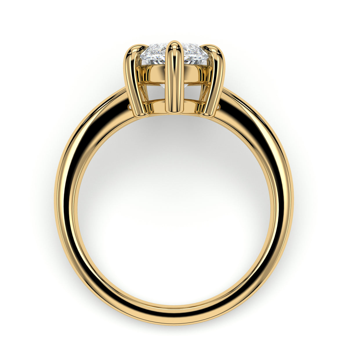 18K Yellow Gold Vermeil / 3.00 CARAT