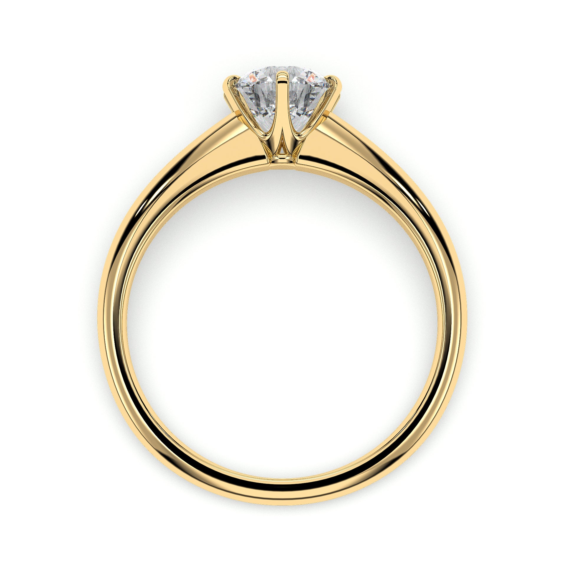 18K Yellow Gold Vermeil / 1.00 CARAT