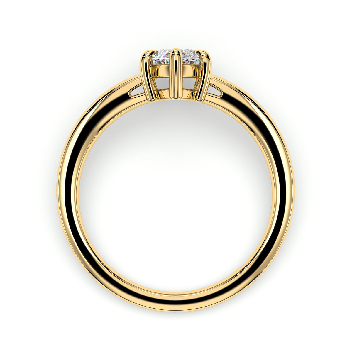 18K Yellow Gold Vermeil / 1.00 CARAT