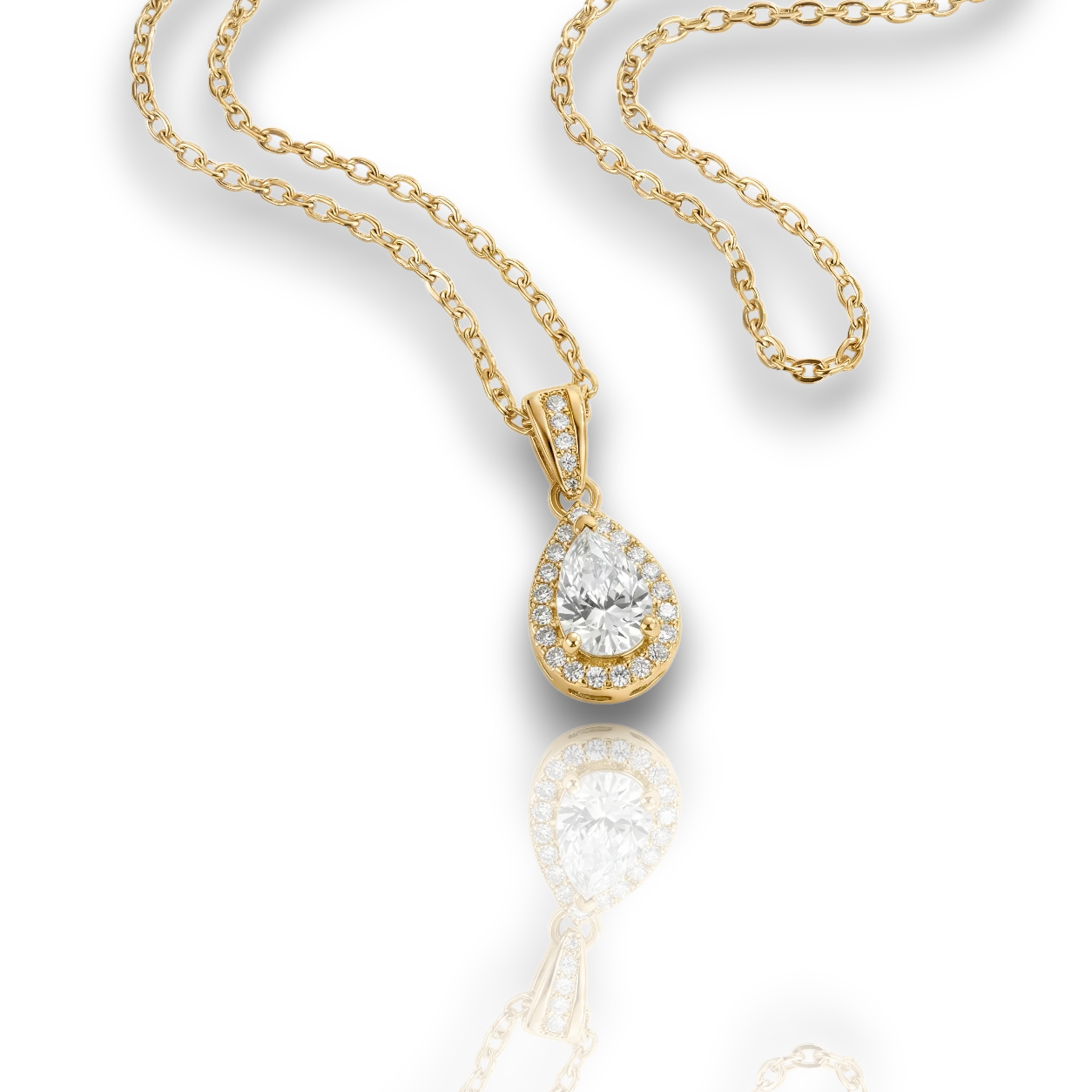 18K Yellow Gold Vermeil / 1.00 CARAT 
