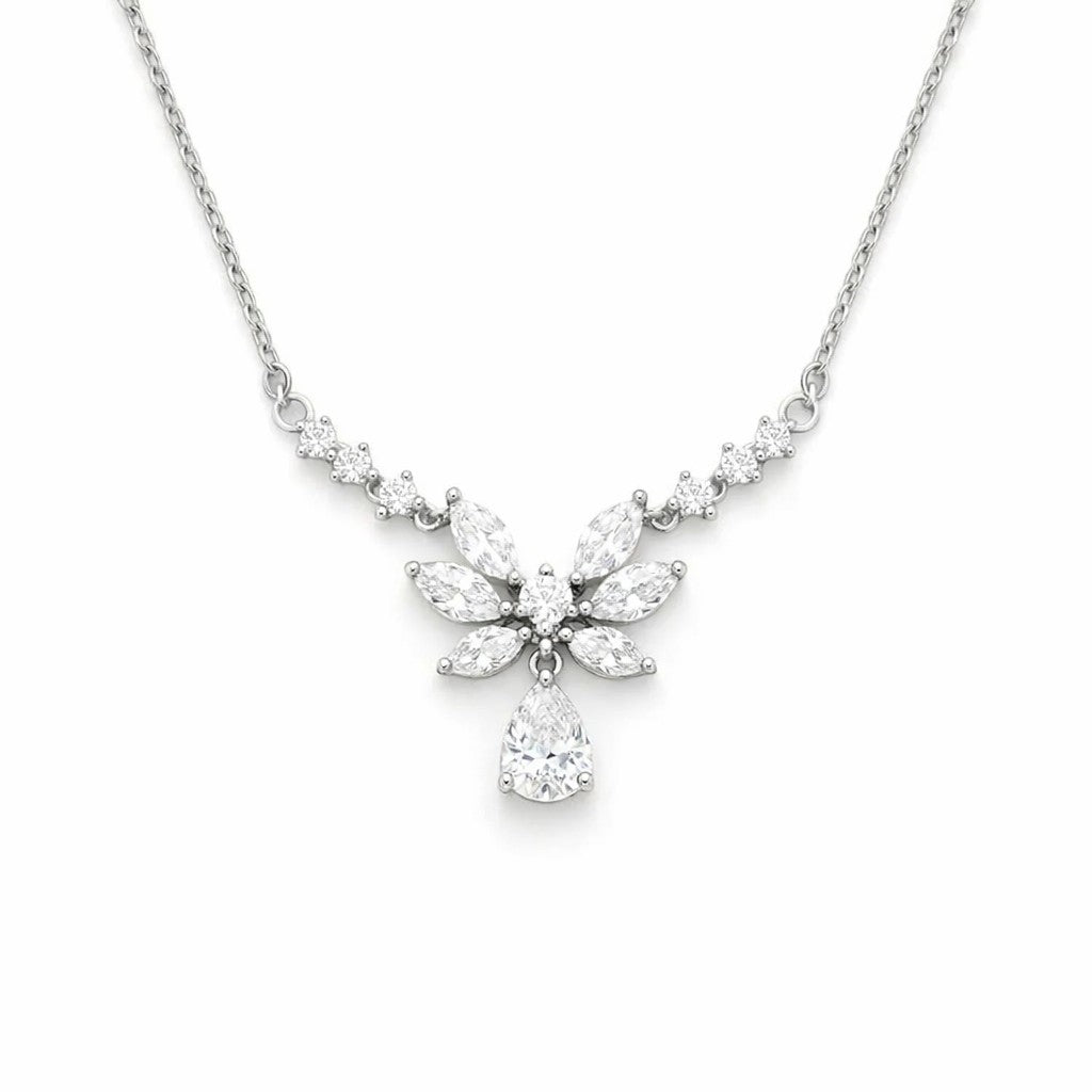 18K White Gold Vermeil