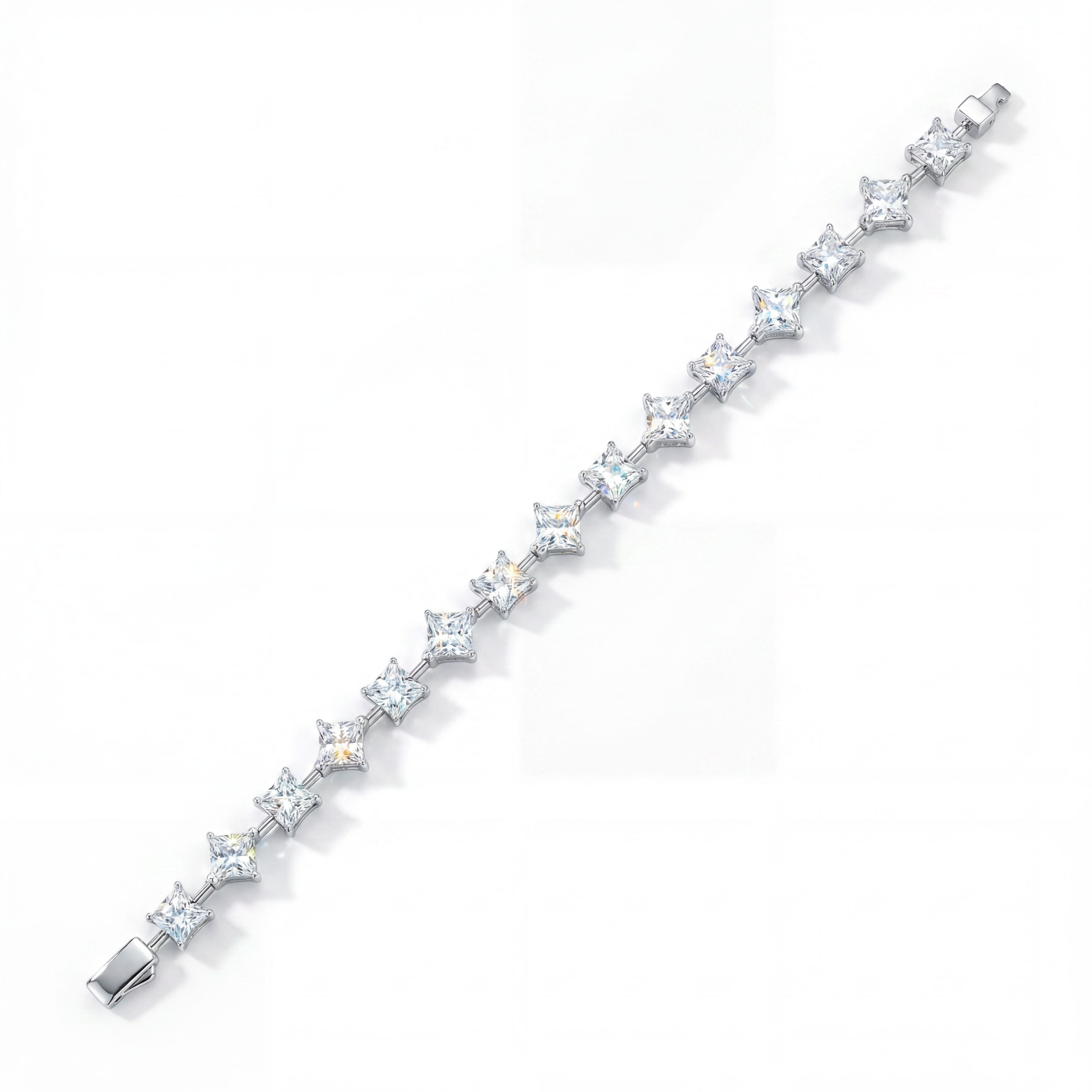 18K White Gold Vermeil