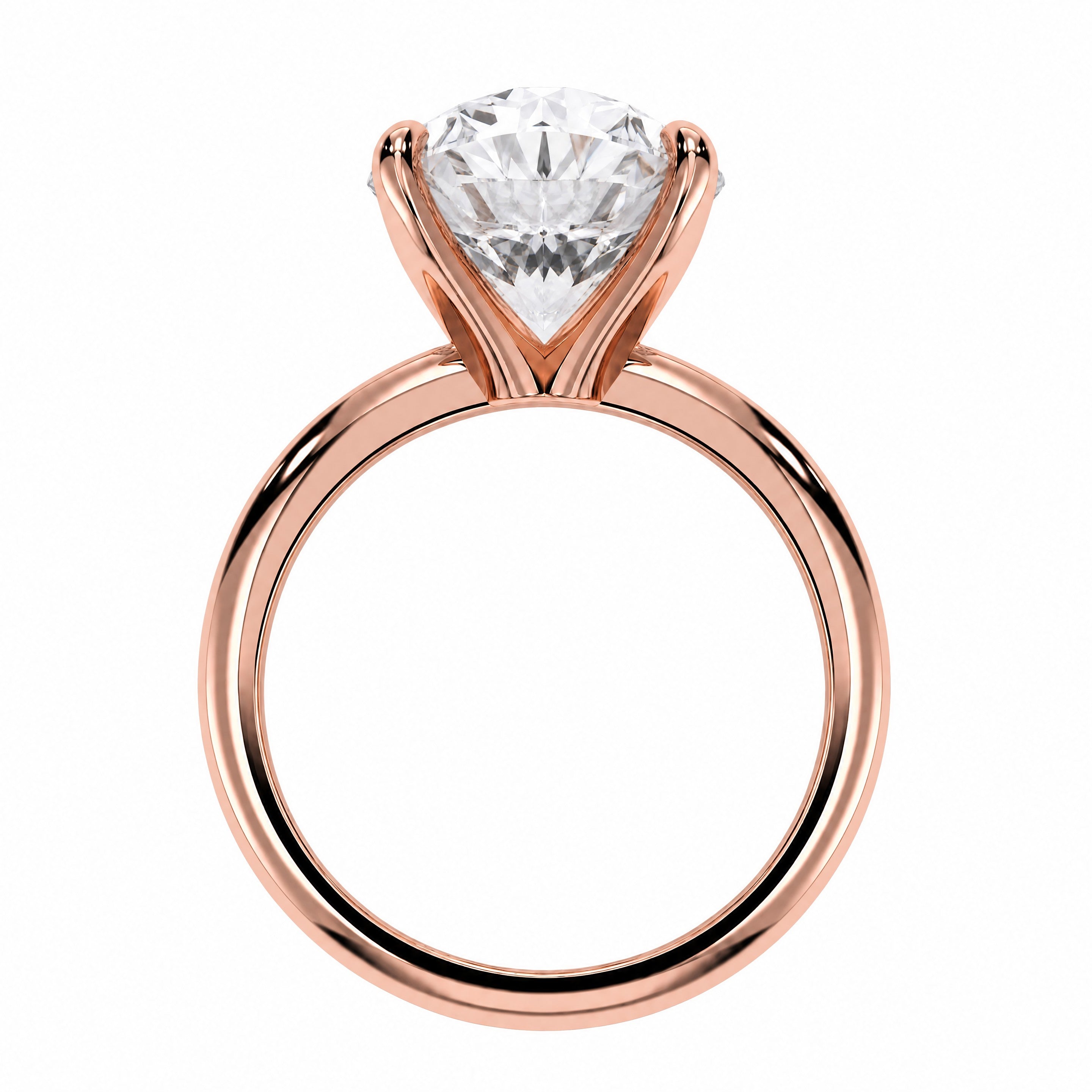 18K Rose Gold Vermeil / 2.00 CARAT