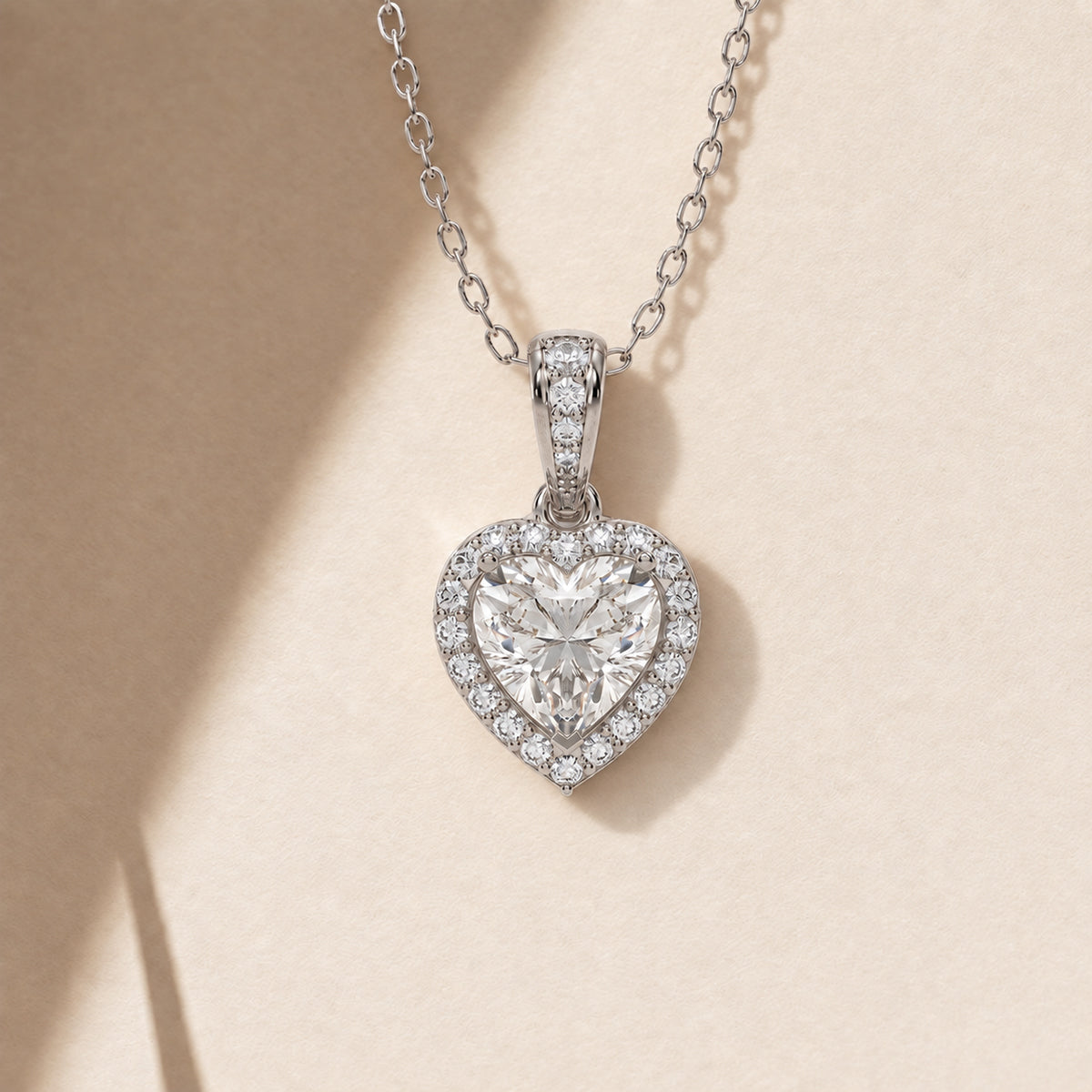 18K White Gold Vermeil / 1.00 CARAT