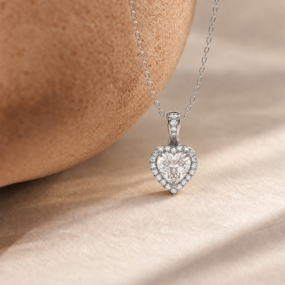18K White Gold Vermeil / 1.00 CARAT