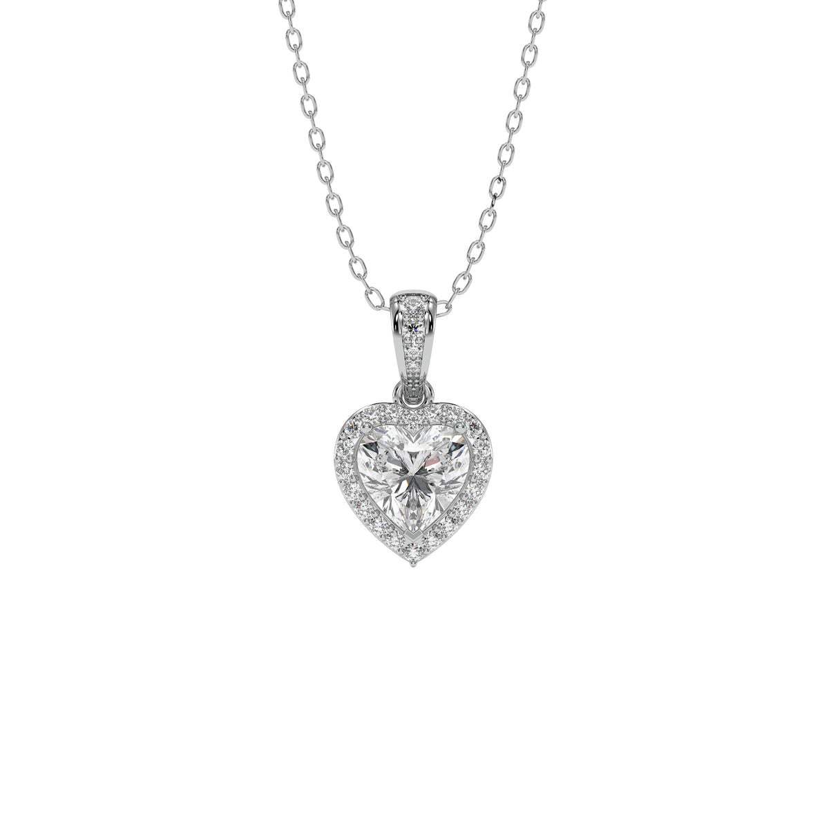 18K White Gold Vermeil / 1.00 CARAT