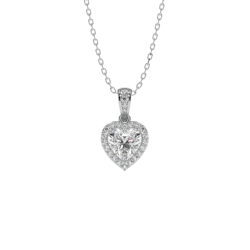 18K White Gold Vermeil / 1.00 CARAT