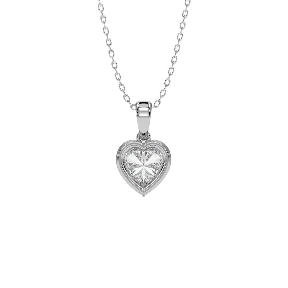 18K White Gold Vermeil / 1.00 CARAT