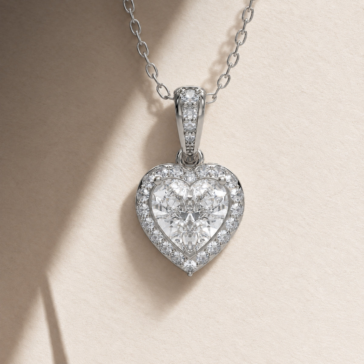 18K White Gold Vermeil / 2.00 CARAT