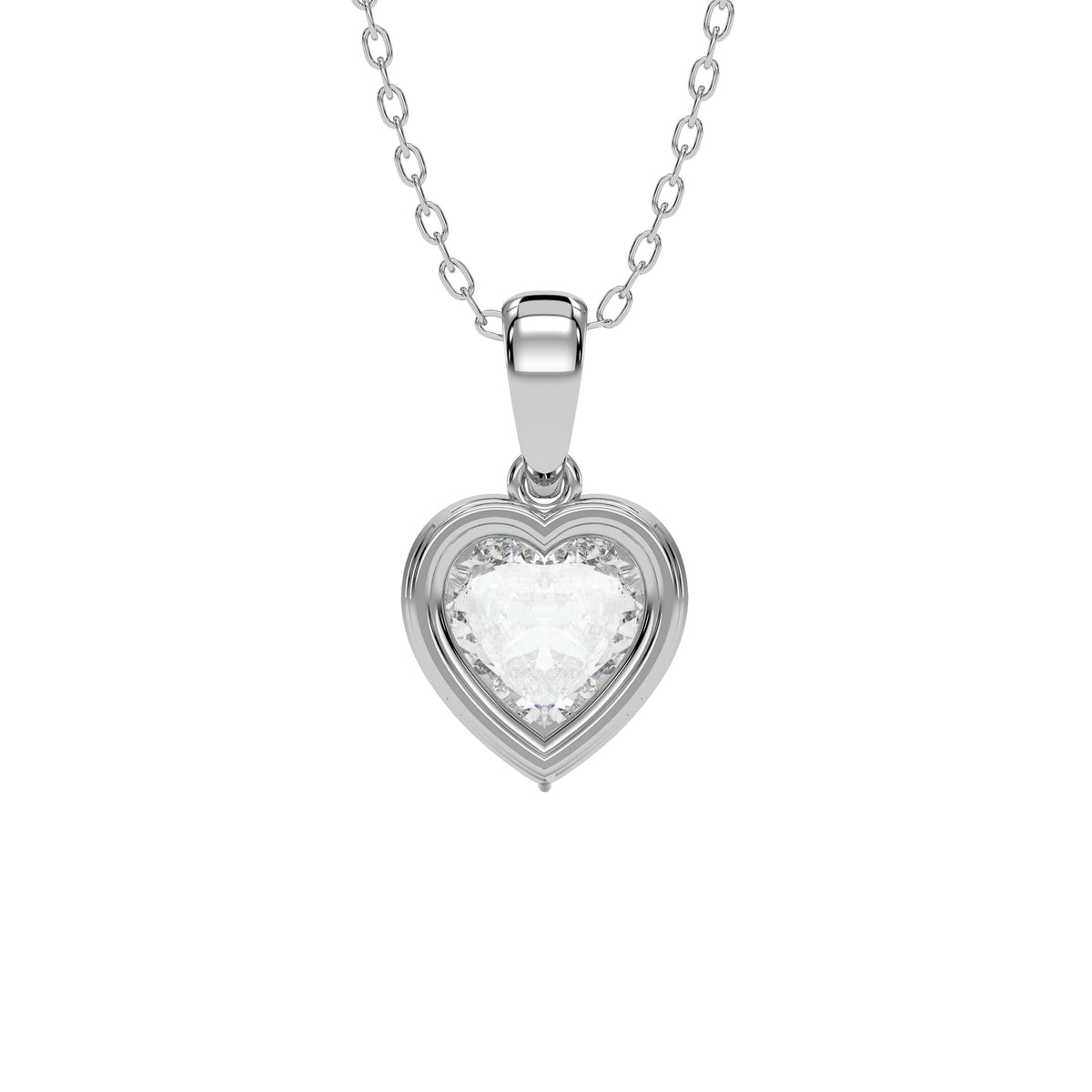 18K White Gold Vermeil / 2.00 CARAT