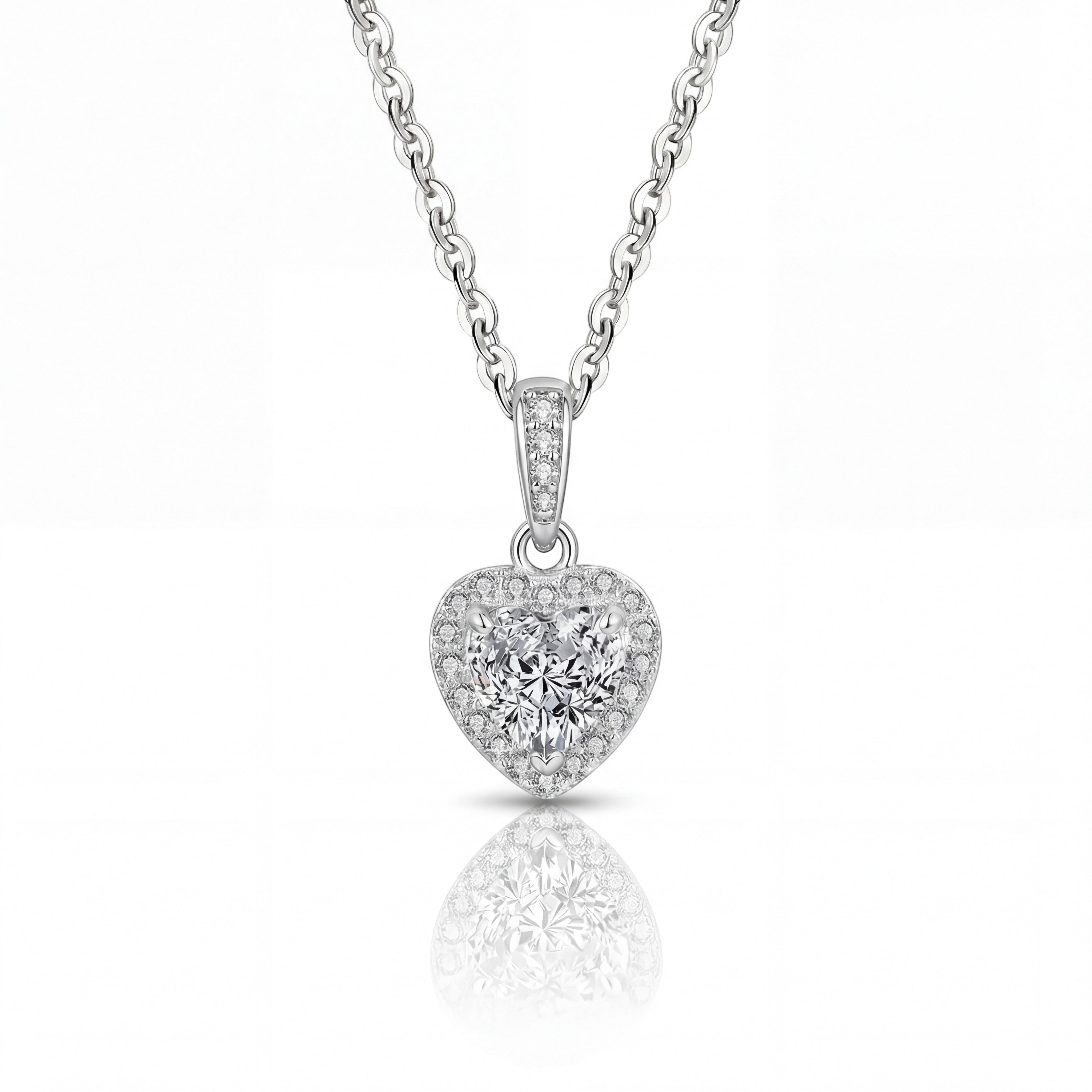 18K White Gold Vermeil / 1.00 CARAT 