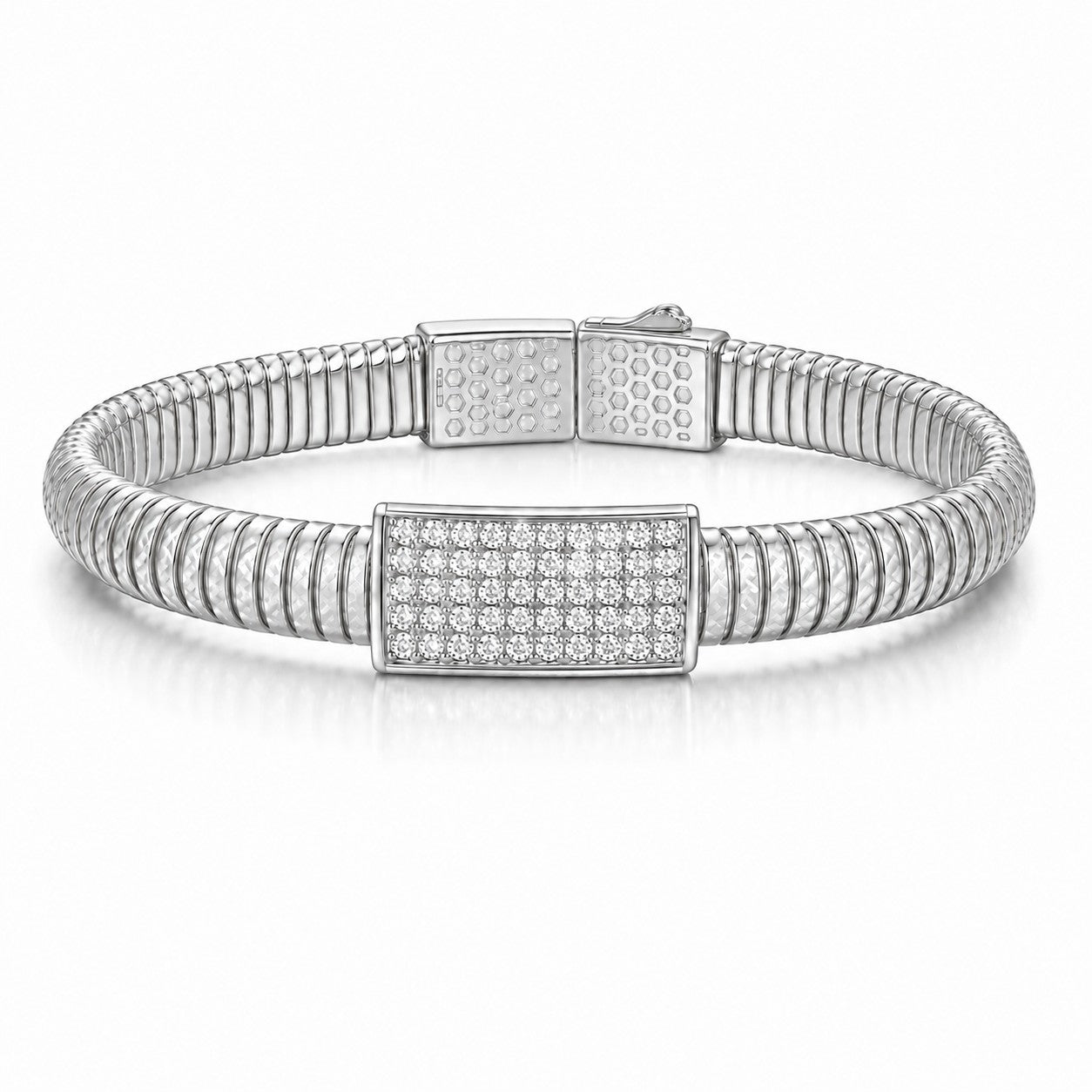 18K White Gold Vermeil