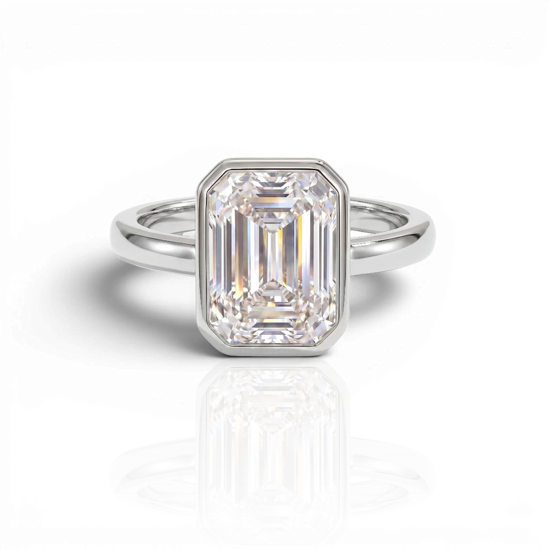 18K White Gold Vermeil