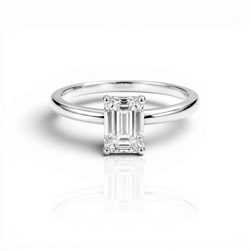 18K White Gold Vermeil