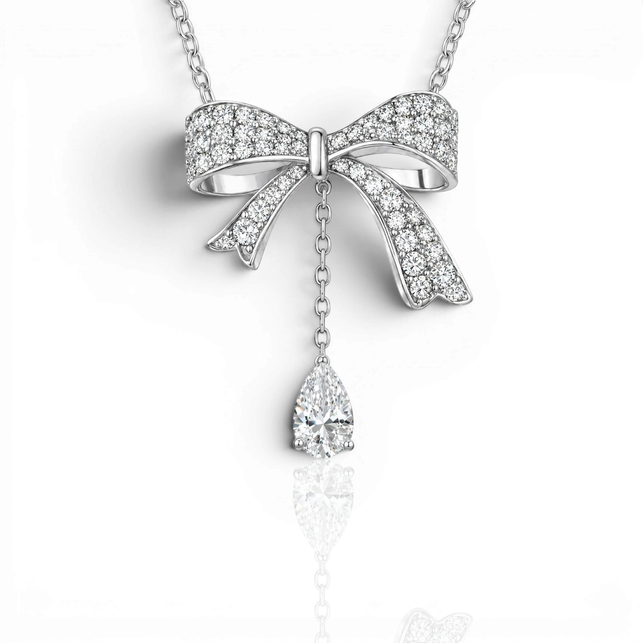 18K White Gold Vermeil