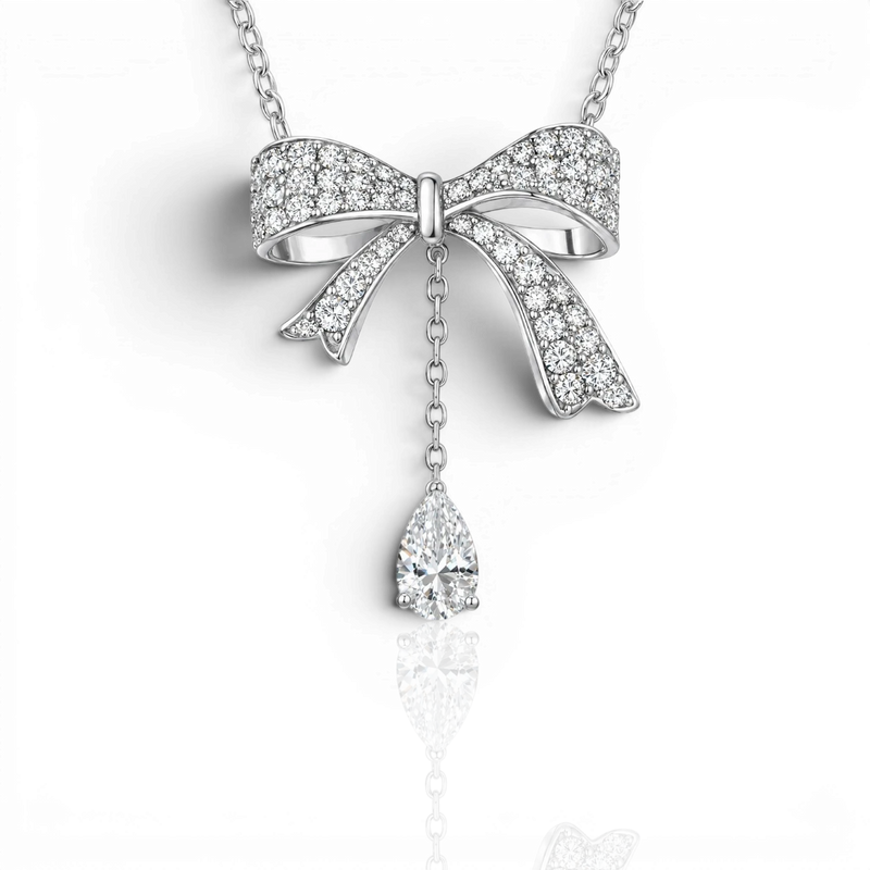 18K White Gold Vermeil