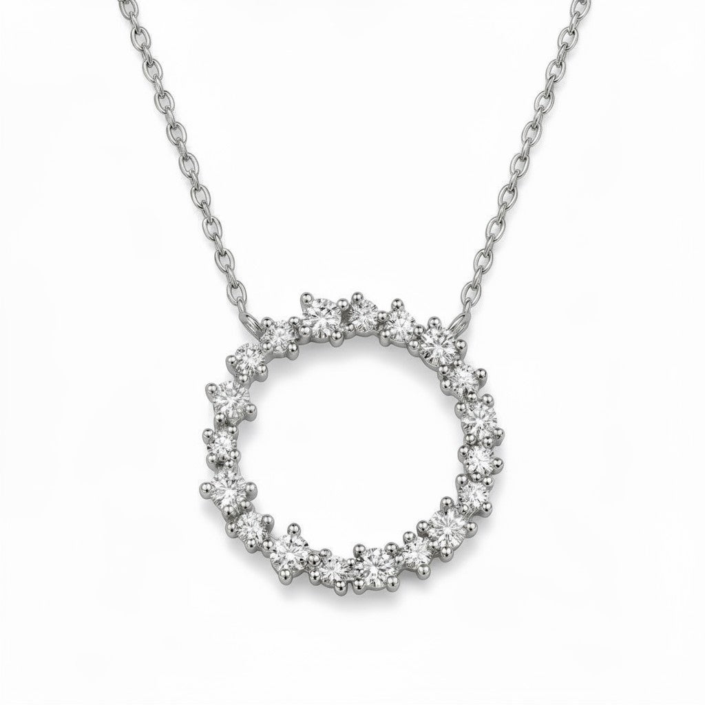 18K White Gold Vermeil