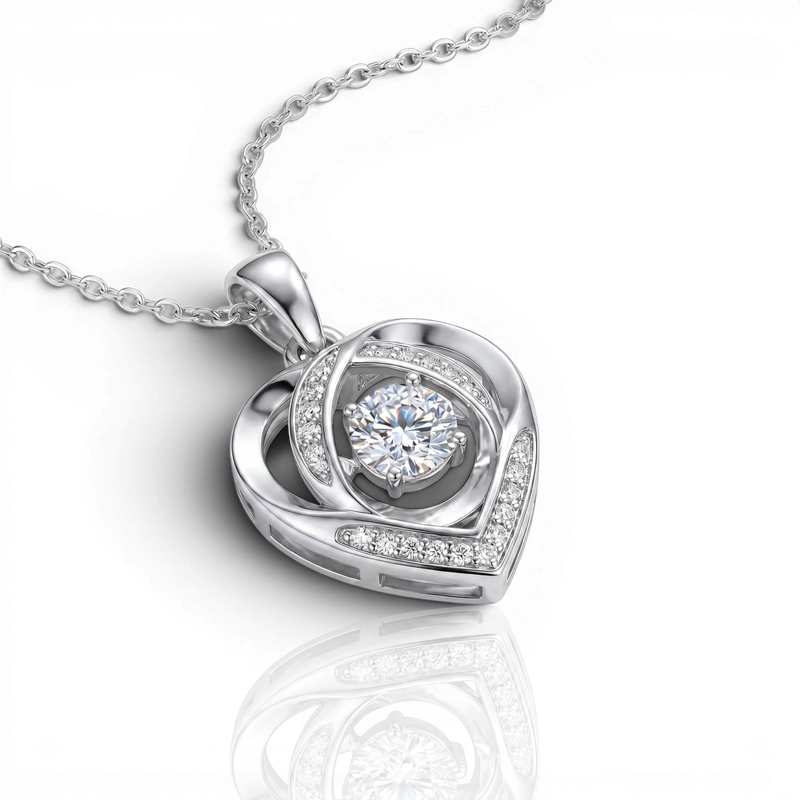 18K White Gold Vermeil