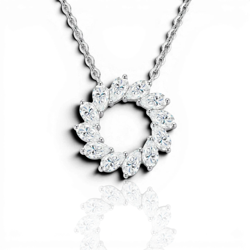 18K White Gold Vermeil
