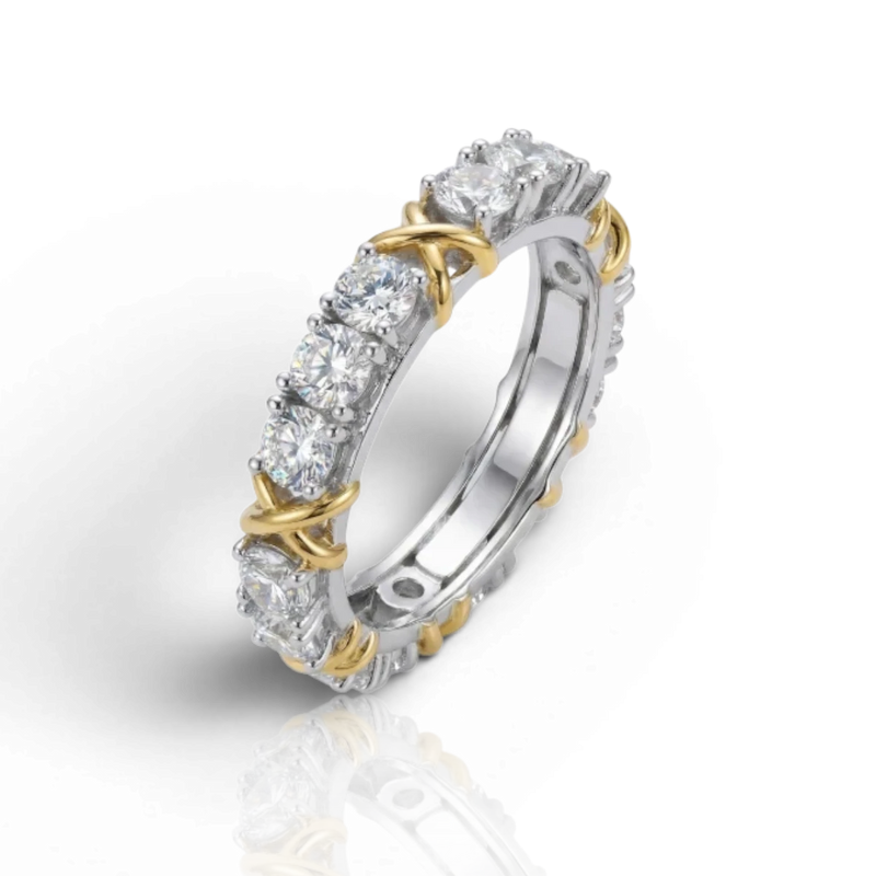18K White Gold Vermeil