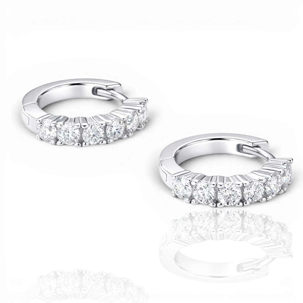 18K White Gold Vermeil