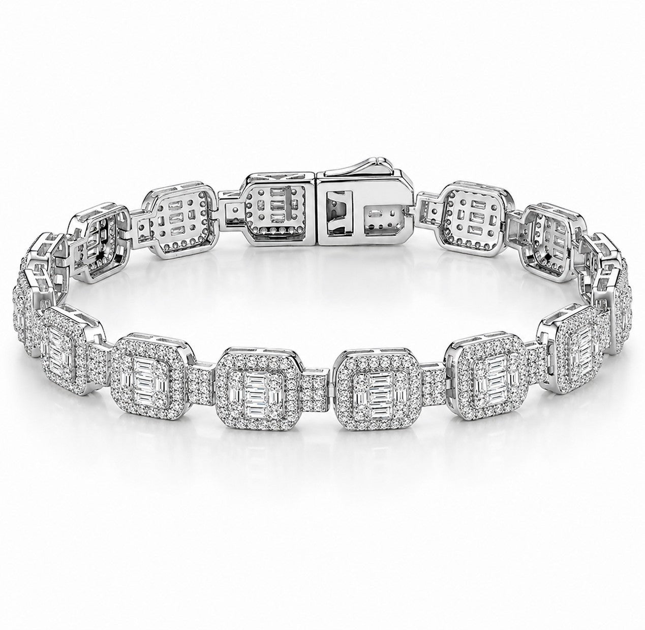18K White Gold Vermeil