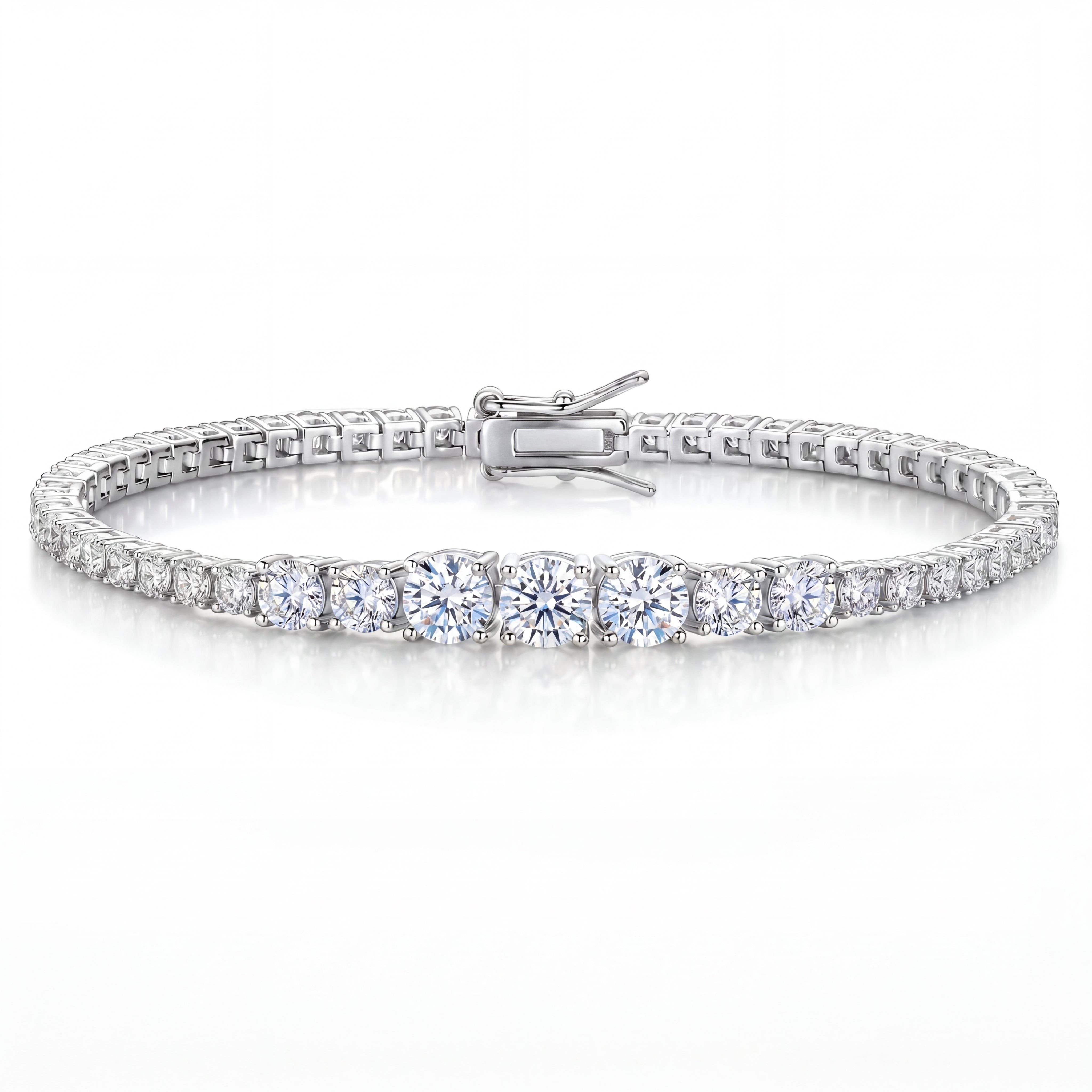 18K White Gold Vermeil