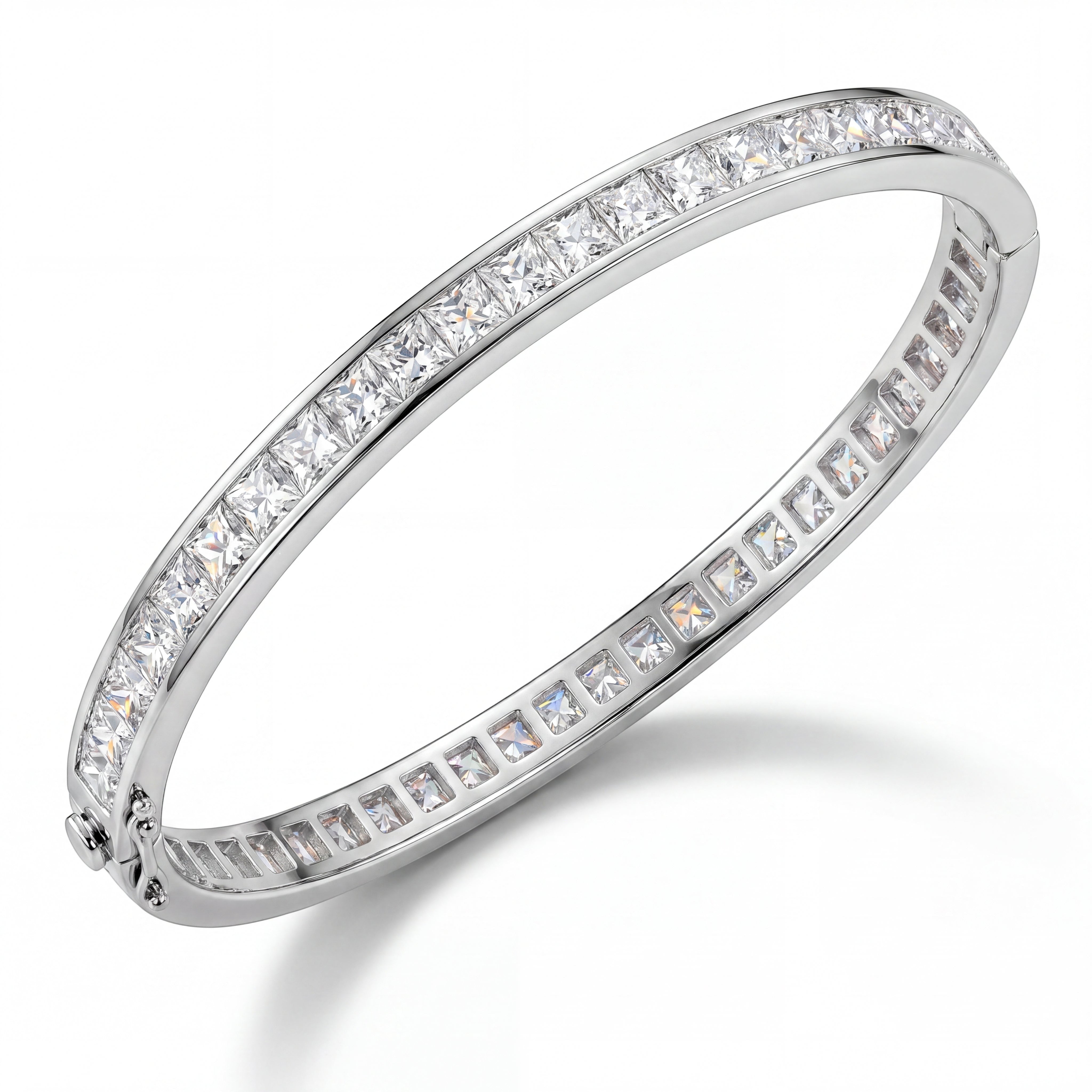18K White Gold Vermeil