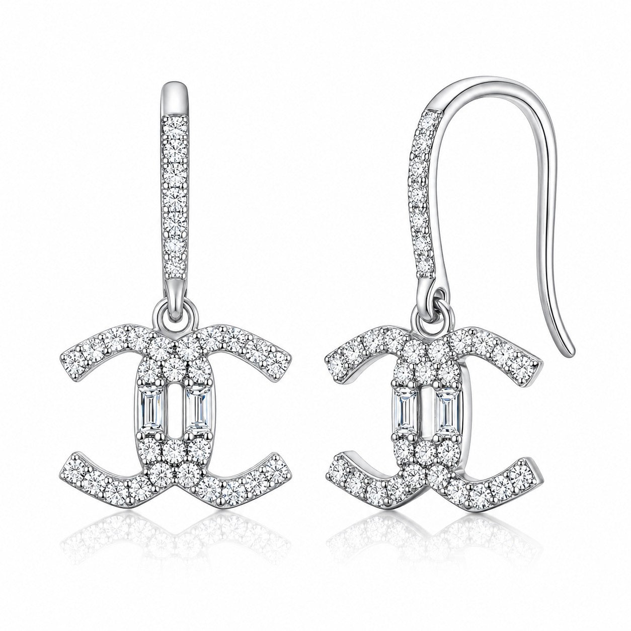 18K White Gold Vermeil