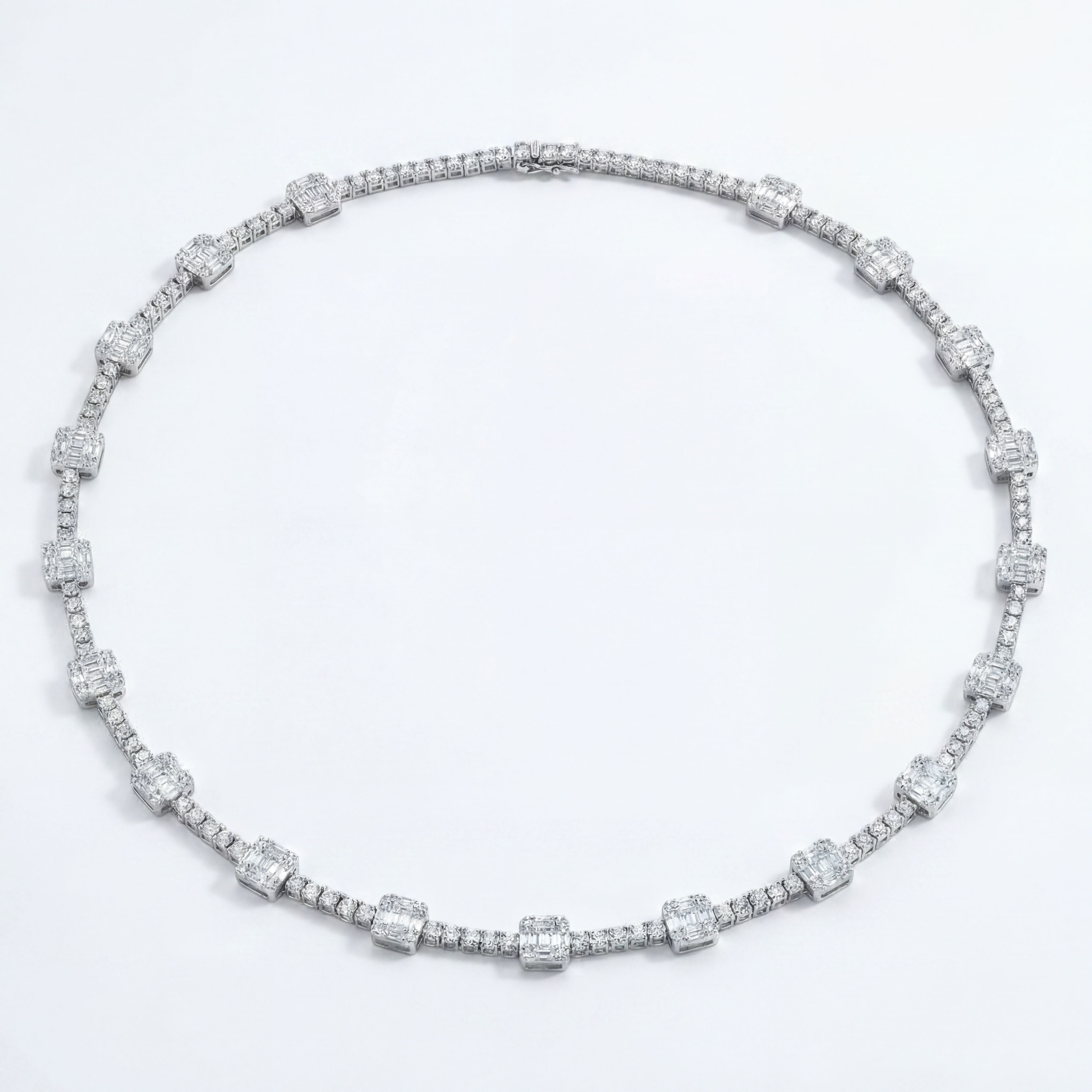 18K White Gold Vermeil