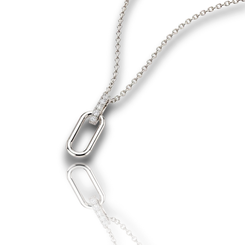18K White Gold Vermeil