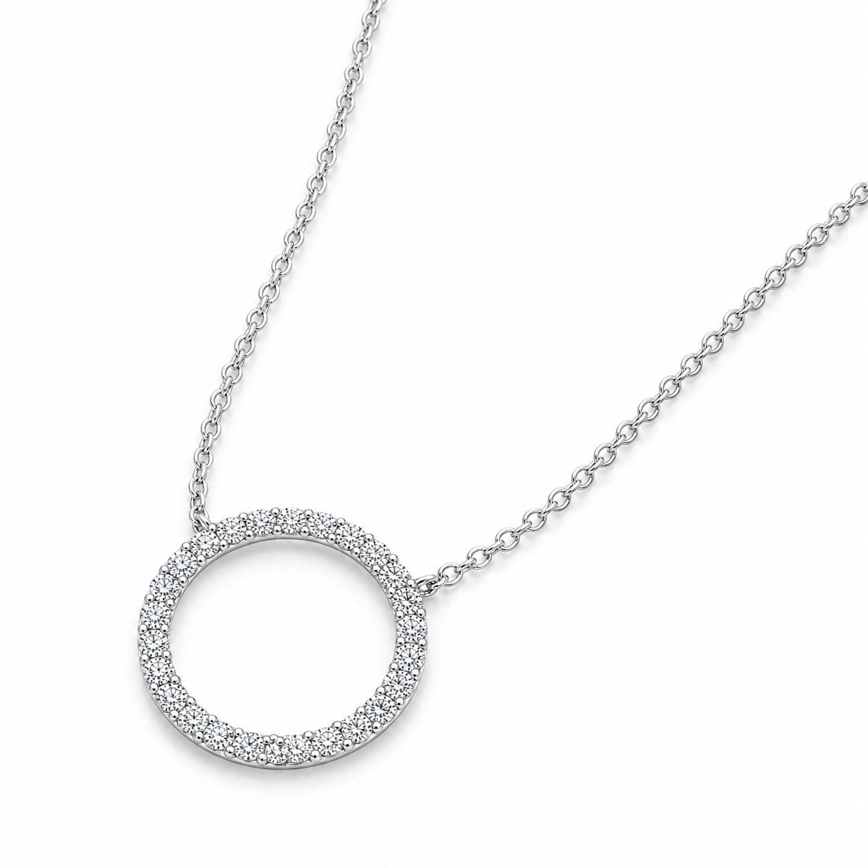 18K White Gold Vermeil