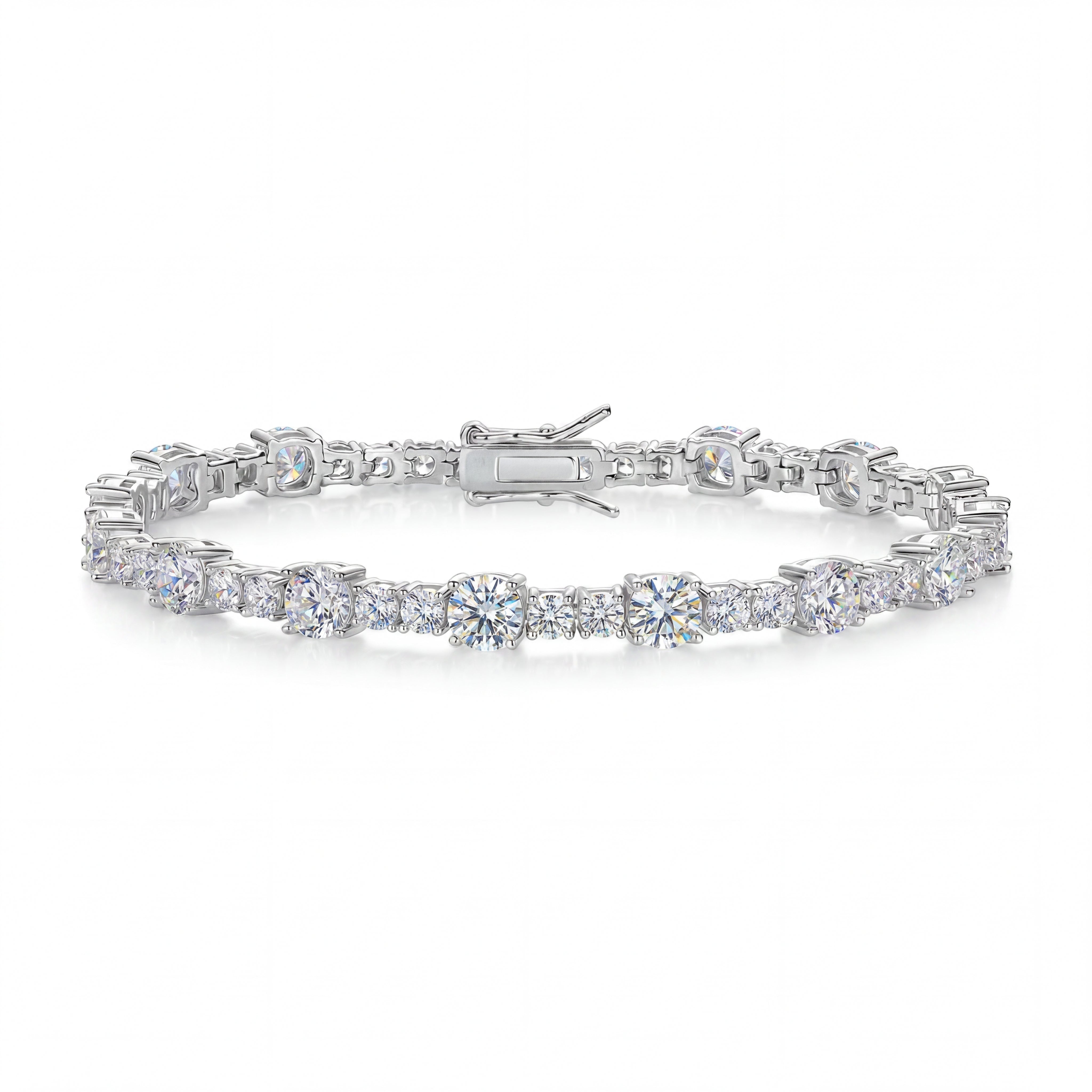 18K White Gold Vermeil