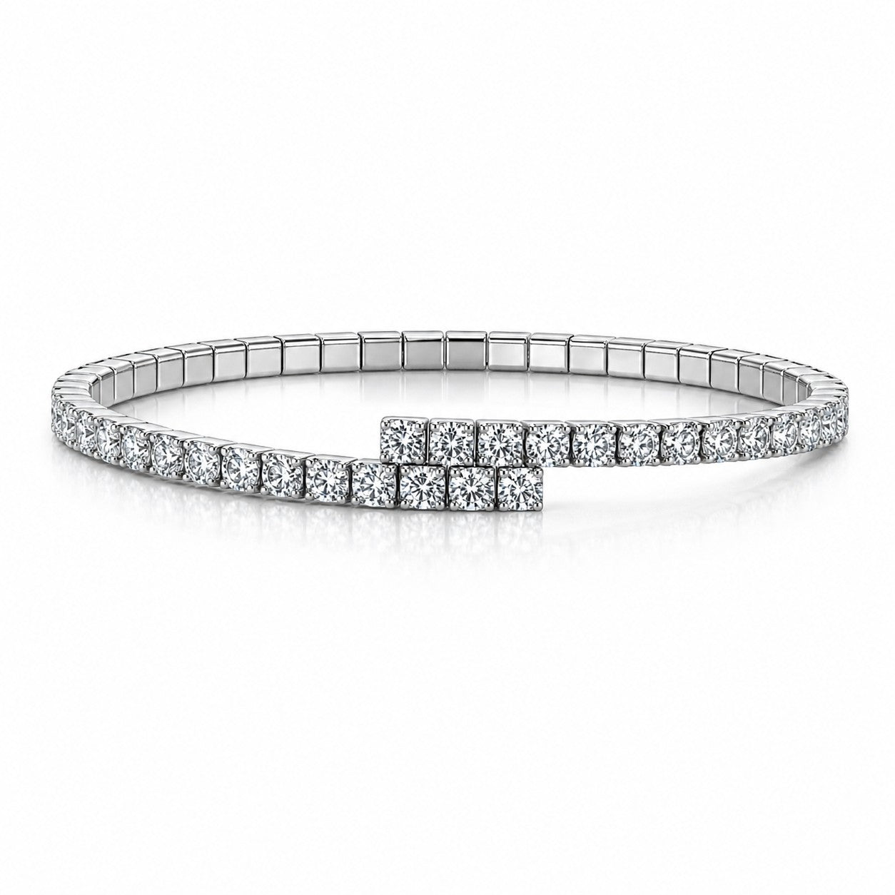 18K White Gold Vermeil