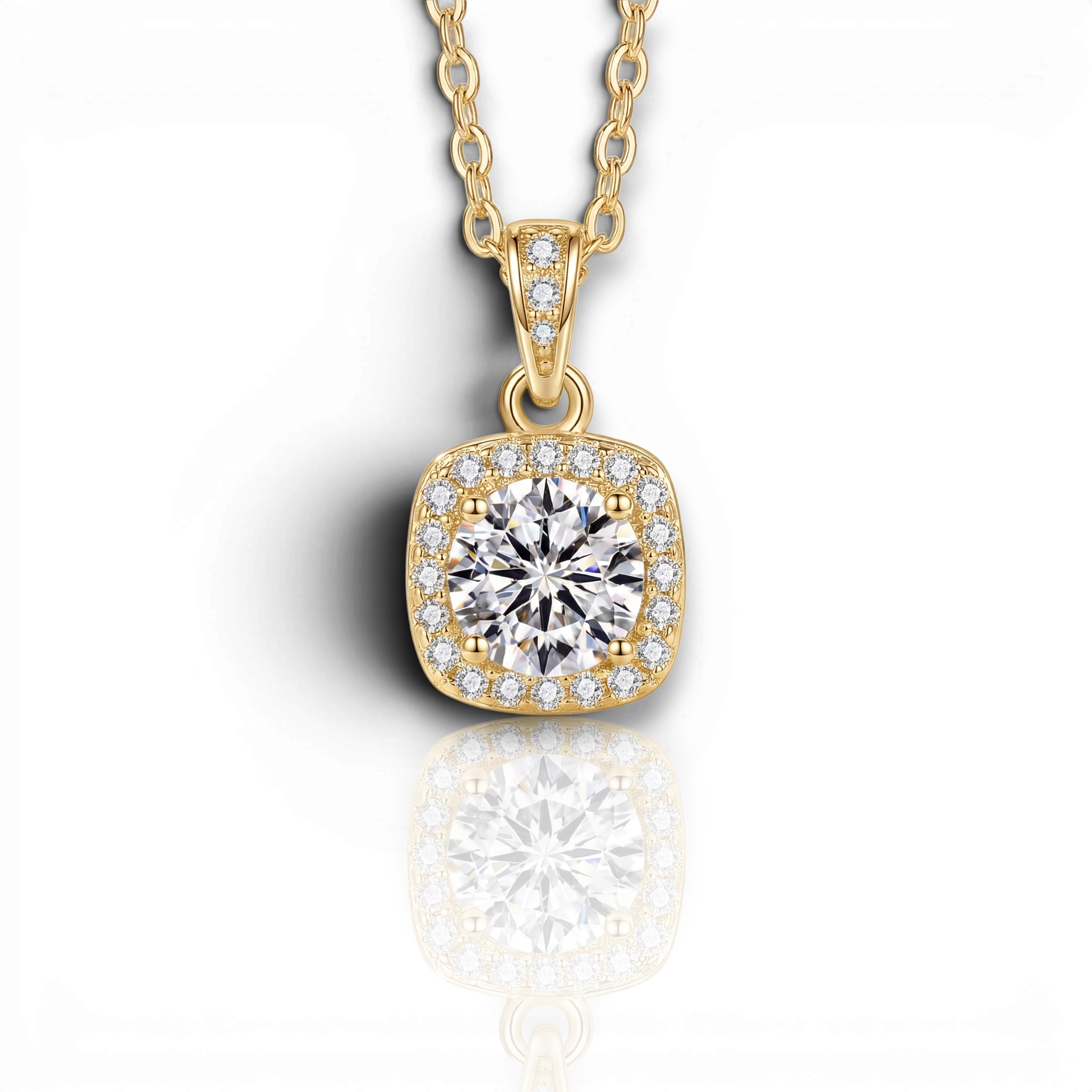 18K Yellow Gold Vermeil / 1.00 CARAT