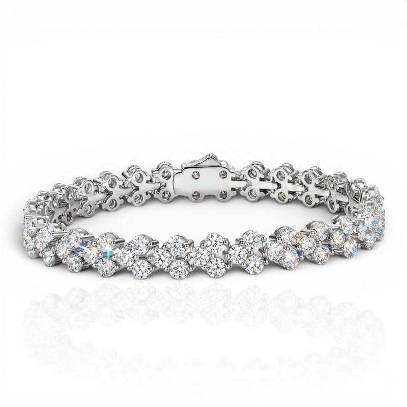 18K White Gold Vermeil