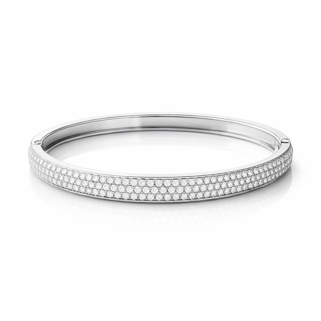 18K White Gold Vermeil