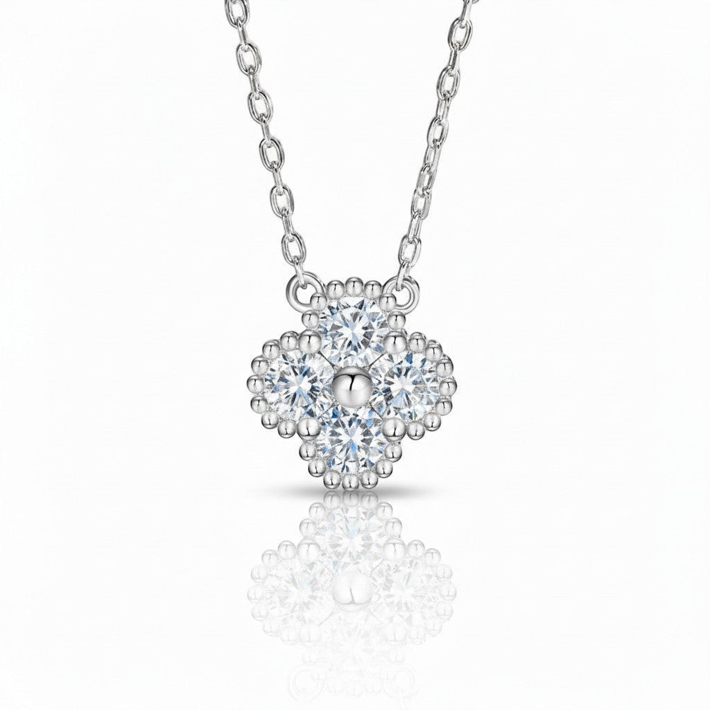 18K White Gold Vermeil