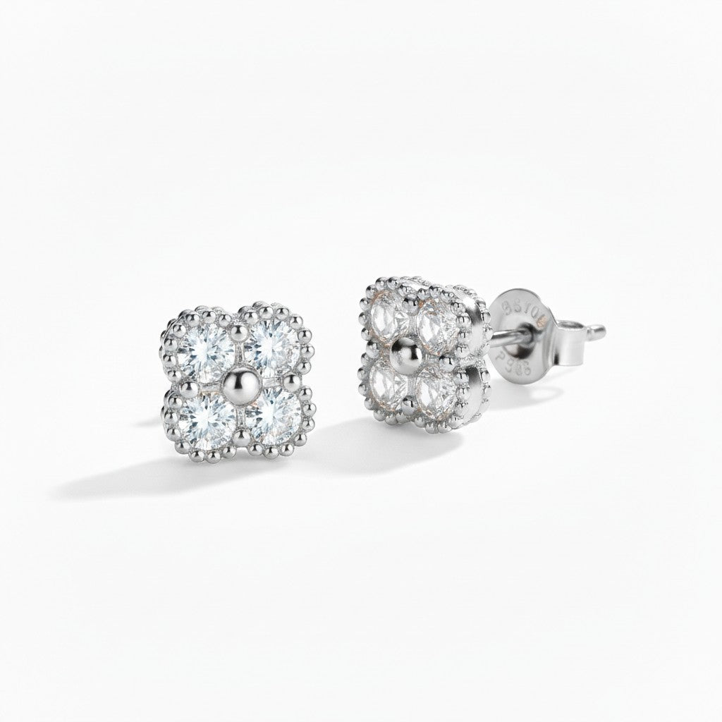 18K White Gold Vermeil