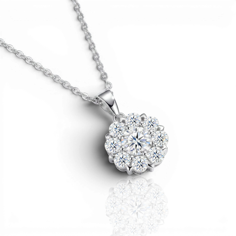 18K White Gold Vermeil