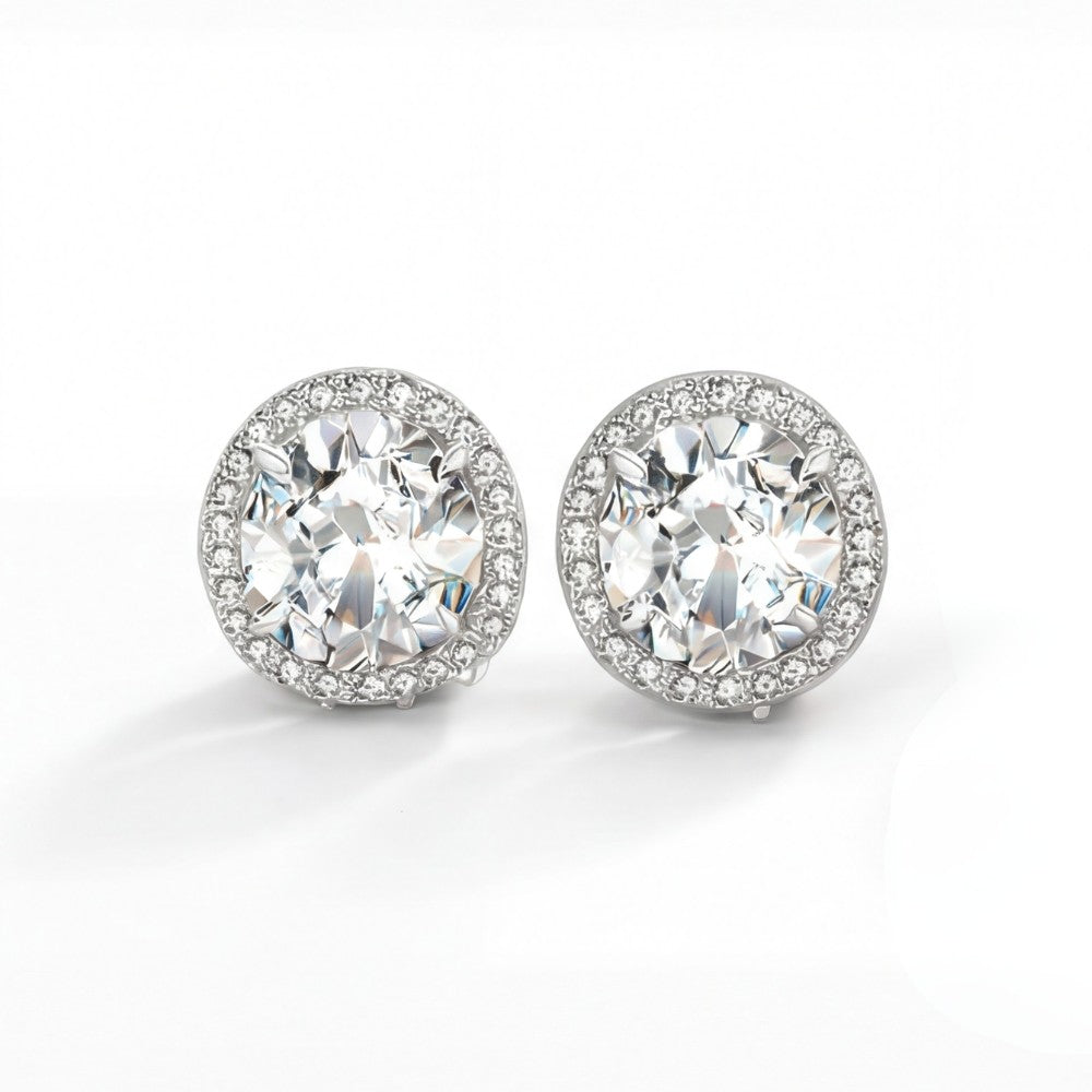 18K White Gold Vermeil