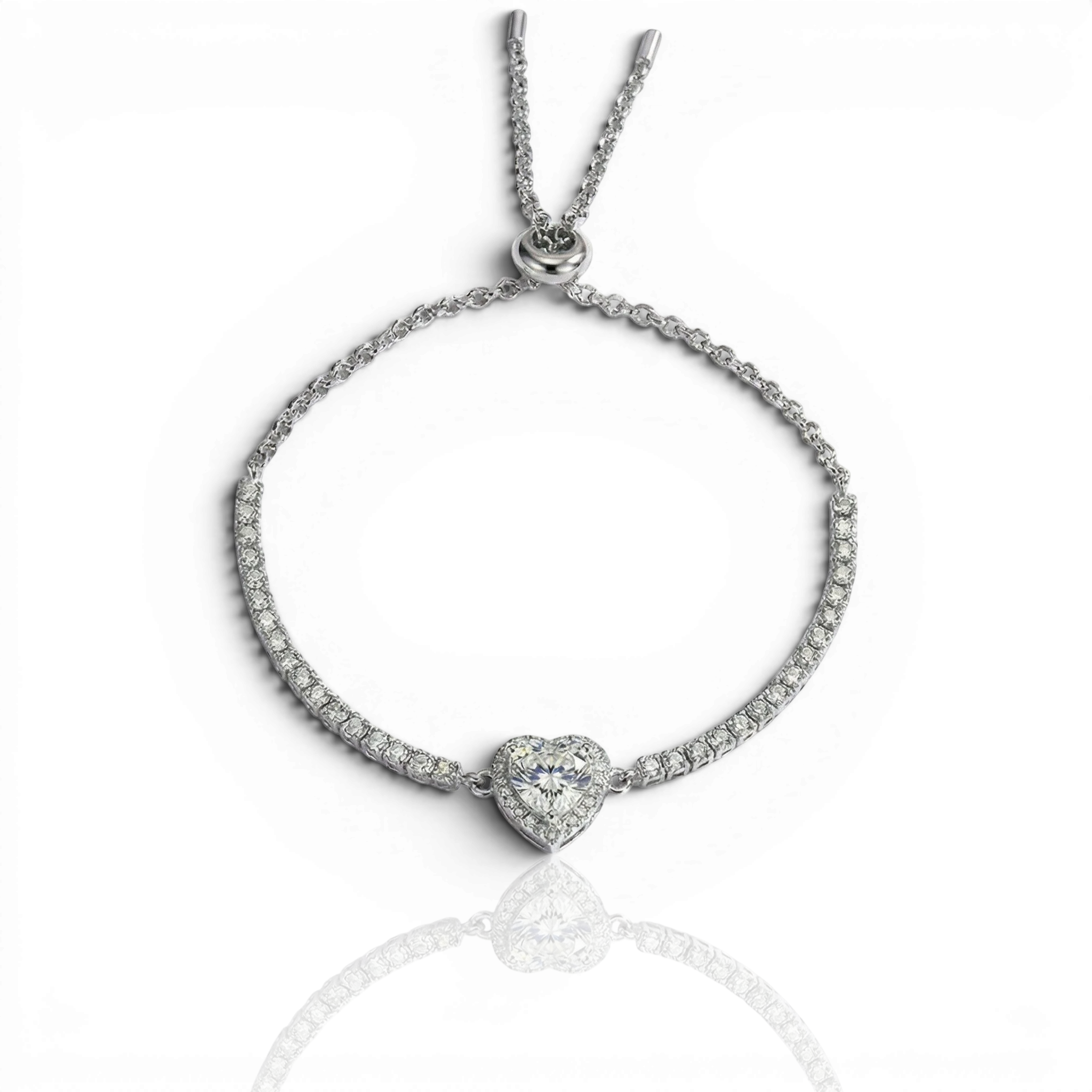18K White Gold Vermeil