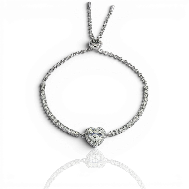 18K White Gold Vermeil